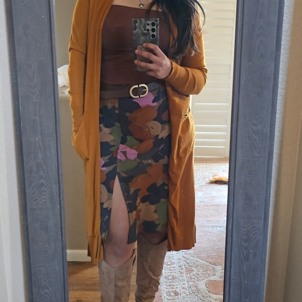 Colorful Camouflage Skirt